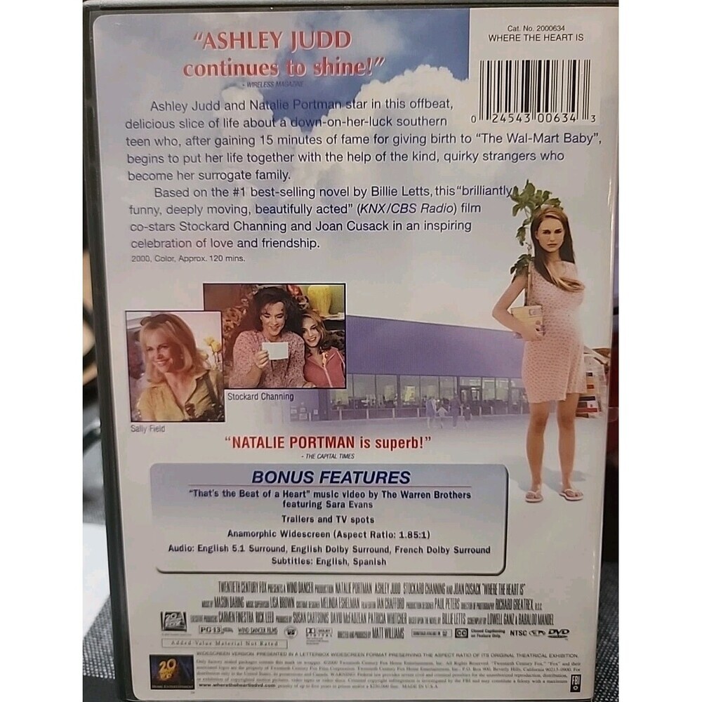 Where the Heart Is (DVD, 2000)